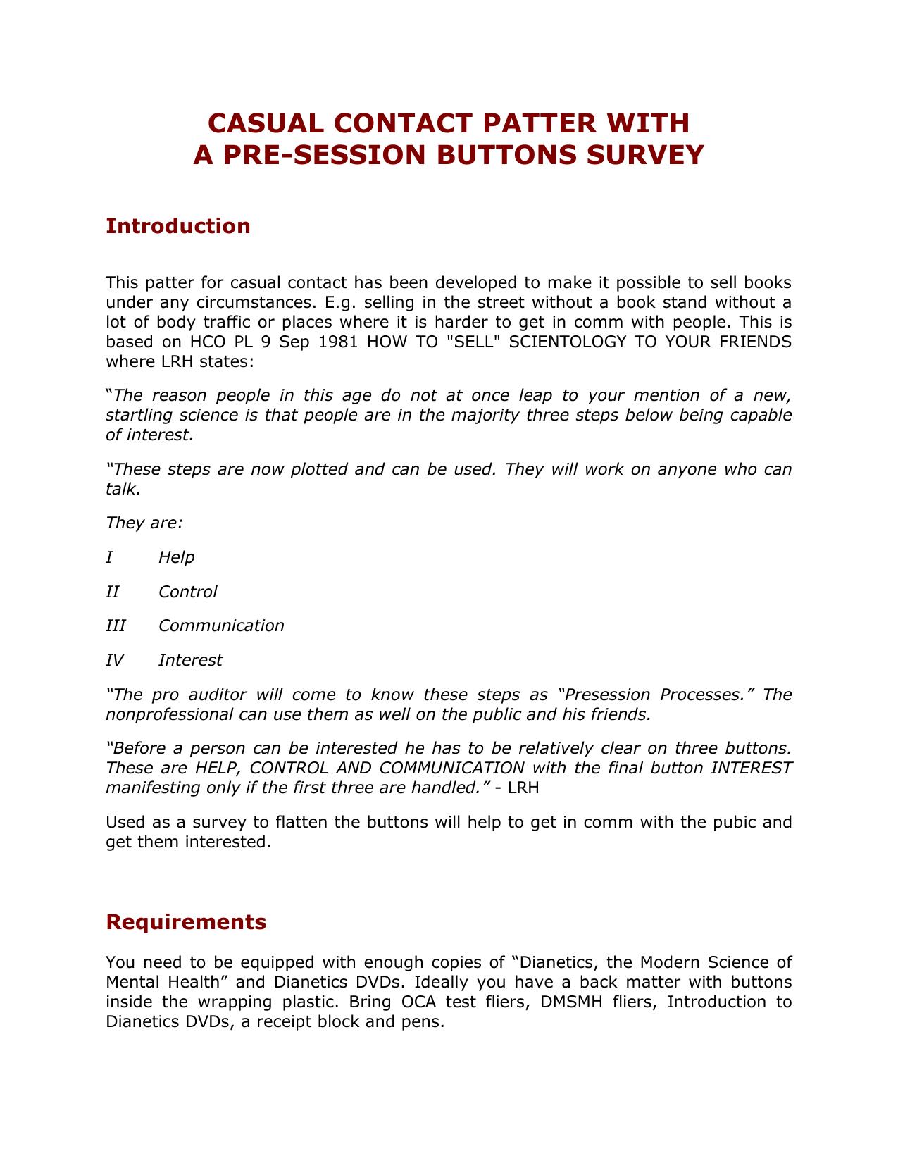 Pre-Session Survey Patter001