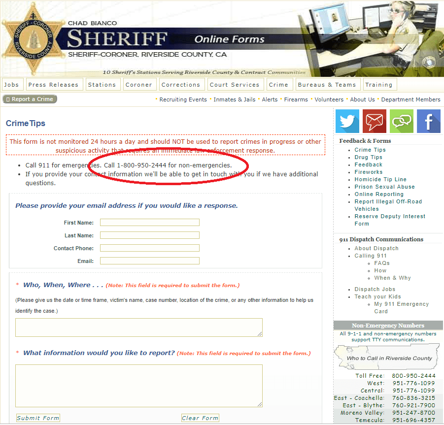 Riverside County Sheriff Organizational Chart